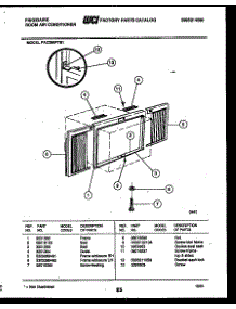 06 - Window Mounting Parts parts for Frigidaire Air Conditioner FAC086P7B1 from AppliancePartsPros.com