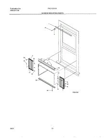 11 - Mounting parts for Frigidaire Air Conditioner FAC103K1A1 from AppliancePartsPros.com