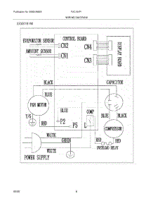 06 - Wiring Diagram parts for Frigidaire Air Conditioner FAC104P1A4 from AppliancePartsPros.com
