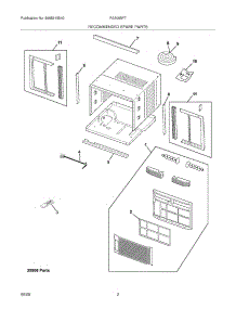 03 - Recommended Spare Parts parts for Frigidaire Air Conditioner FAA065P7A12 from AppliancePartsPros.com