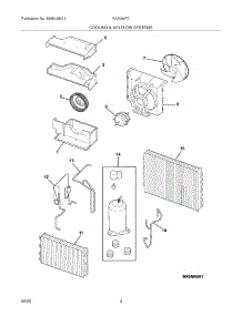 05 - Cooling & Air Flow Systems parts for Frigidaire Air Conditioner FAA064P7A2 from AppliancePartsPros.com