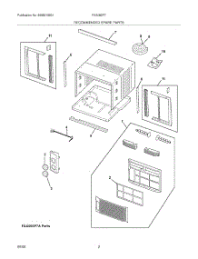 03 - Recommended Spare Parts parts for Frigidaire Air Conditioner FAA082P7A15 from AppliancePartsPros.com