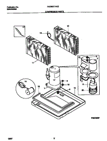 05 - Compressor Parts parts for Frigidaire Air Conditioner FAC063T7A5B from AppliancePartsPros.com