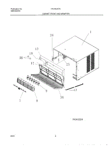 03 - Wrapr parts for Frigidaire Air Conditioner FAC083K7A2 from AppliancePartsPros.com