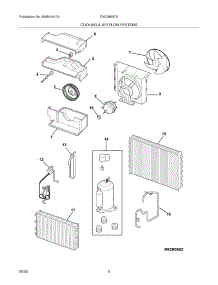 05 - Cooling & Air Flow Systems parts for Frigidaire Air Conditioner FAC086N7A2 from AppliancePartsPros.com