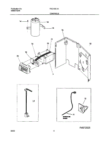 05 - Controls parts for Frigidaire Air Conditioner FAC105L1A2 from AppliancePartsPros.com