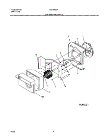 07 - Air Handling parts for Frigidaire Air Conditioner FAC105L1A2 from AppliancePartsPros.com