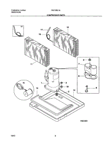 09 - System parts for Frigidaire Air Conditioner FAC105L1A2 from AppliancePartsPros.com