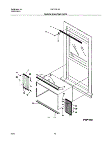 11 - Window Mounting parts for Frigidaire Air Conditioner FAC105L1A2 from AppliancePartsPros.com