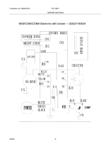 04 - Wiring Diagram parts for Frigidaire Air Conditioner FAC106P1AB from AppliancePartsPros.com
