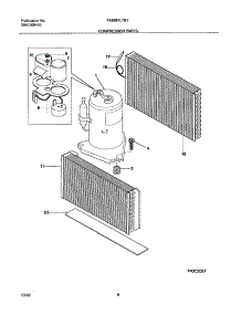 09 - Compressor Parts parts for Frigidaire Air Conditioner FAB067L7B1 from AppliancePartsPros.com