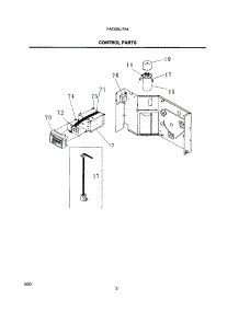 05 - Control Parts parts for Frigidaire Air Conditioner FAC054J7A4 from AppliancePartsPros.com