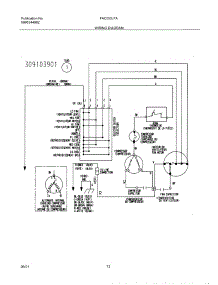 12 - Wiring Diagram parts for Frigidaire Air Conditioner FAC053J7A3 from AppliancePartsPros.com