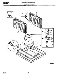 05 - Compressor Parts parts for Frigidaire Air Conditioner FAC056G7A1 from AppliancePartsPros.com