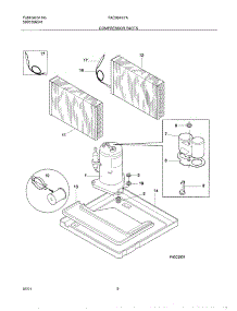 09 - System parts for Frigidaire Air Conditioner FAC064K7A2 from AppliancePartsPros.com