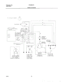 12 - Wiring Diagram parts for Frigidaire Air Conditioner FAC064K7A2 from AppliancePartsPros.com