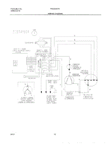 12 - Wiring Diagram parts for Frigidaire Air Conditioner FAC054K7A3 from AppliancePartsPros.com