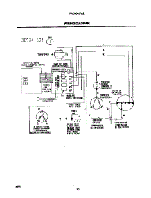 07 - Wiring Diagram parts for Frigidaire Air Conditioner FAC064J7A2 from AppliancePartsPros.com