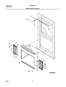 11 - Window Mounting Parts parts for Frigidaire Air Conditioner FAC065L7A2 from AppliancePartsPros.com