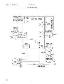 04 - Wiring Diagram parts for Frigidaire Air Conditioner CRA086HT110 from AppliancePartsPros.com