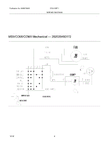 04 - Wiring Diagram parts for Frigidaire Air Conditioner CRA102BT13 from AppliancePartsPros.com
