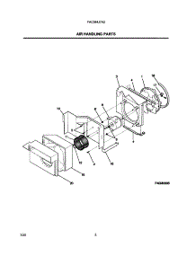 07 - Air Handling Parts parts for Frigidaire Air Conditioner FAC084J7A2 from AppliancePartsPros.com