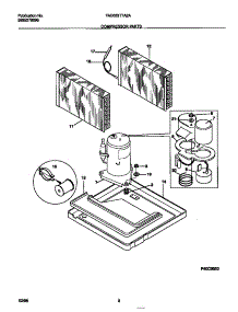 05 - Compressor Parts parts for Frigidaire Air Conditioner FAC053T7A2A from AppliancePartsPros.com