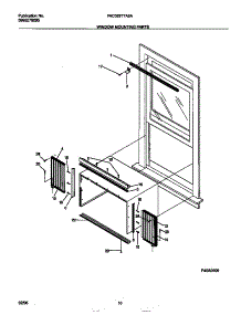06 - Window Mounting Parts parts for Frigidaire Air Conditioner FAC053T7A2A from AppliancePartsPros.com