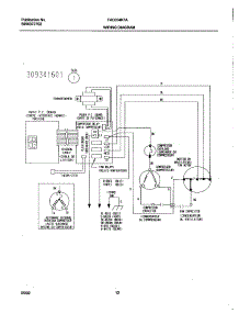 12 - Wiring Diagram parts for Frigidaire Air Conditioner FAC054K7A6 from AppliancePartsPros.com