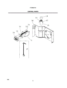 05 - Control Parts parts for Frigidaire Air Conditioner FAC065J7A3 from AppliancePartsPros.com