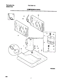 05 - Compressor Parts parts for Frigidaire Air Conditioner FAC103H1A1 from AppliancePartsPros.com