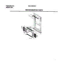 06 - Window Mounting Parts parts for Frigidaire Air Conditioner FAC103H1A1 from AppliancePartsPros.com