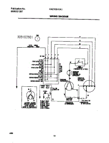 07 - Wiring Diagram parts for Frigidaire Air Conditioner FAC103H1A1 from AppliancePartsPros.com
