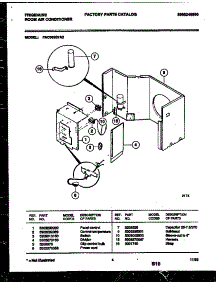 03 - Electrical Parts parts for Frigidaire Air Conditioner FAC063S7A2 from AppliancePartsPros.com