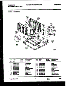 05 - System Parts parts for Frigidaire Air Conditioner FAC063S7A2 from AppliancePartsPros.com