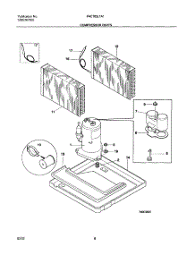 09 - Compressor Parts parts for Frigidaire Air Conditioner FAC105L1A1 from AppliancePartsPros.com