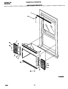 06 - Window  Mounting  Parts parts for Frigidaire Air Conditioner FAC082G7A3 from AppliancePartsPros.com