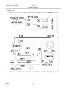 06 - Wiring Diagram parts for Frigidaire Air Conditioner FAC107P1A6 from AppliancePartsPros.com
