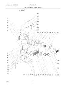 03 - Recommended Spare Parts parts for Frigidaire Air Conditioner FAH08EN1T from AppliancePartsPros.com