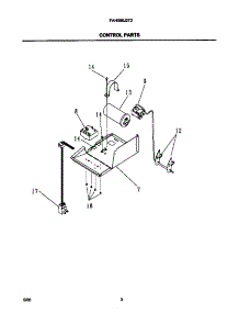 03 - Control Parts parts for Frigidaire Air Conditioner FAH096J2T2 from AppliancePartsPros.com