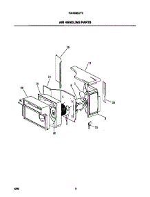 04 - Air Handling Parts parts for Frigidaire Air Conditioner FAH096J2T2 from AppliancePartsPros.com