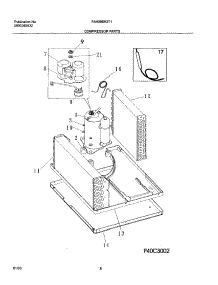 09 - Compressor Parts parts for Frigidaire Air Conditioner FAH096M2T1 from AppliancePartsPros.com