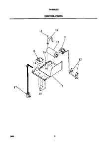 03 - Control Parts parts for Frigidaire Air Conditioner FAH096J2T1 from AppliancePartsPros.com