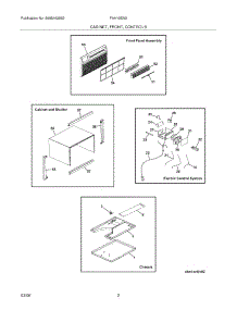 03 - Cabinet / Front / Controls parts for Frigidaire Air Conditioner FAH10EN2T2 from AppliancePartsPros.com