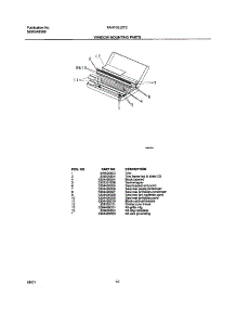 11 - Window Mounting Parts parts for Frigidaire Air Conditioner FAH10EJ2T2 from AppliancePartsPros.com