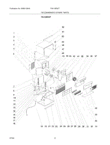 03 - Recommended Spare Parts parts for Frigidaire Air Conditioner FAH10EN2T from AppliancePartsPros.com