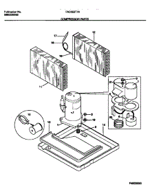05 - Compressor parts for Frigidaire Air Conditioner FAC053T7A5 from AppliancePartsPros.com