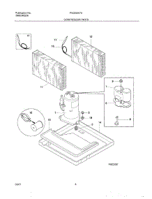 09 - Compressor parts for Frigidaire Air Conditioner FAC055K7A1 from AppliancePartsPros.com
