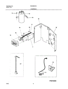 05 - Controls parts for Frigidaire Air Conditioner FAC055K7A4 from AppliancePartsPros.com