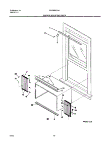 11 - Window Mounting Parts parts for Frigidaire Air Conditioner FAC055K7A4 from AppliancePartsPros.com